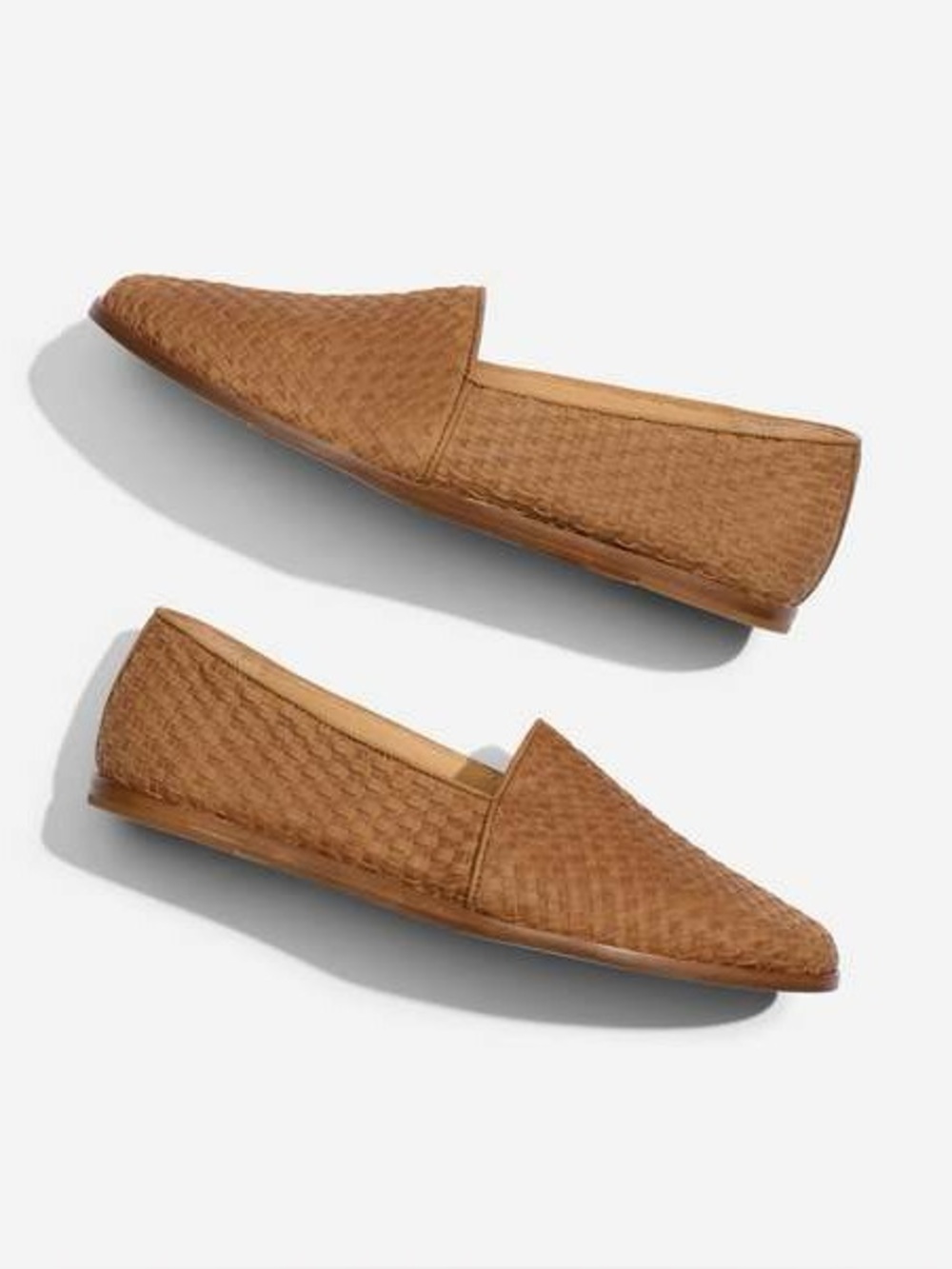 Nisolo Alejandro Woven Leather Slip On Tan Brown Size Men’s 11